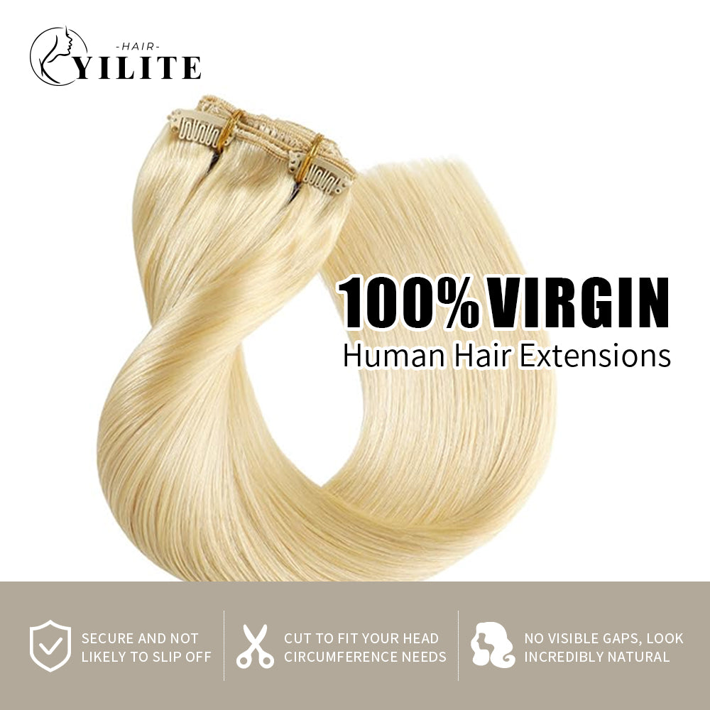 Yilite (#613) Bleach Blonde Classic Clip Ins