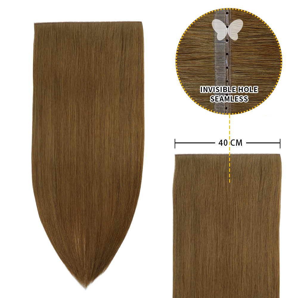 Yilite (#6) Chestnut Brown Butterfly Weft Hair Extensions