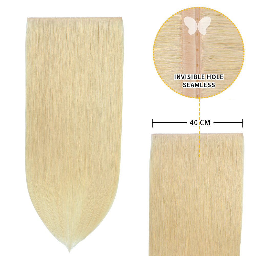 Yilite (#613) Bleach Blonde Butterfly Weft Hair Extensions