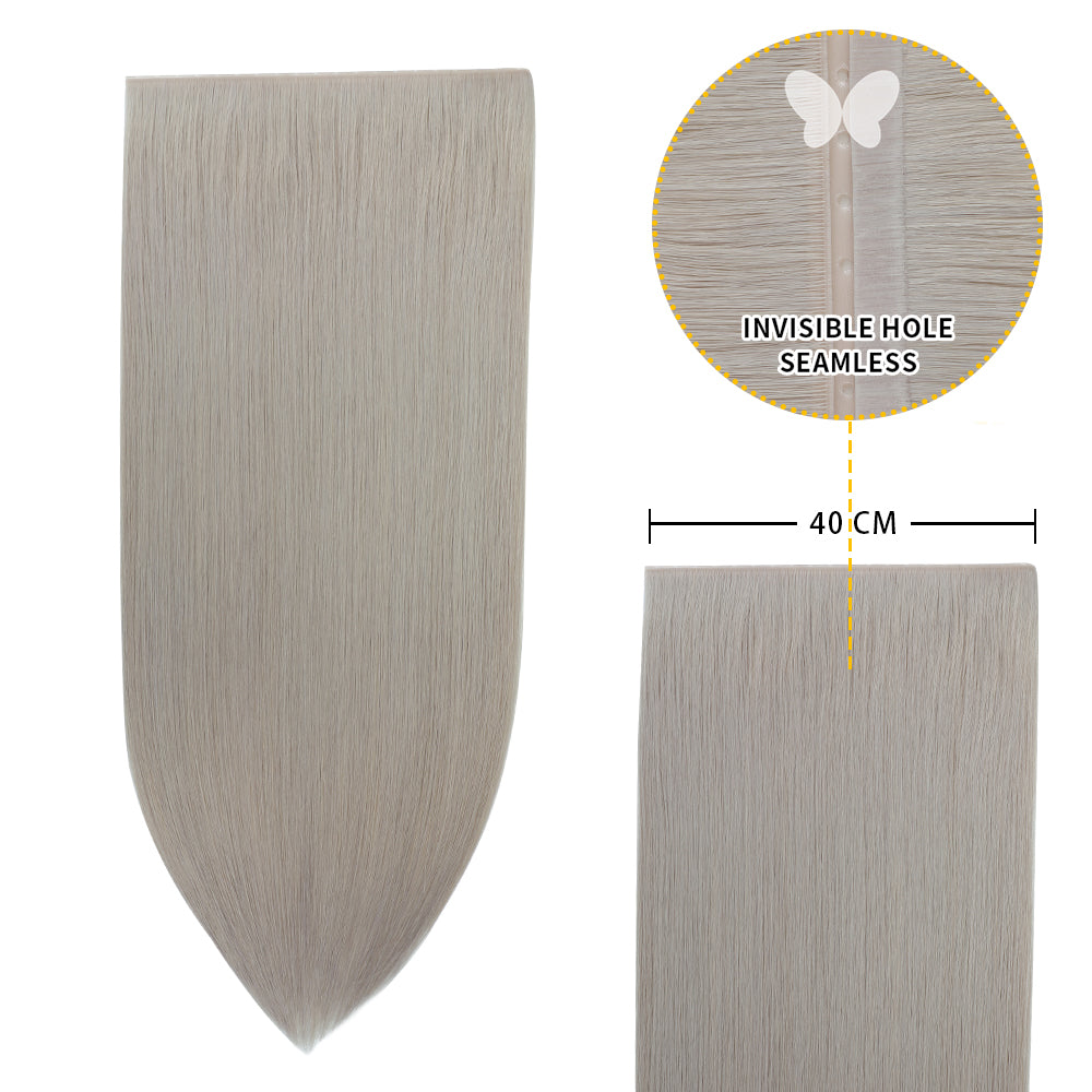 Yilite Silver Butterfly Weft Hair Extensions