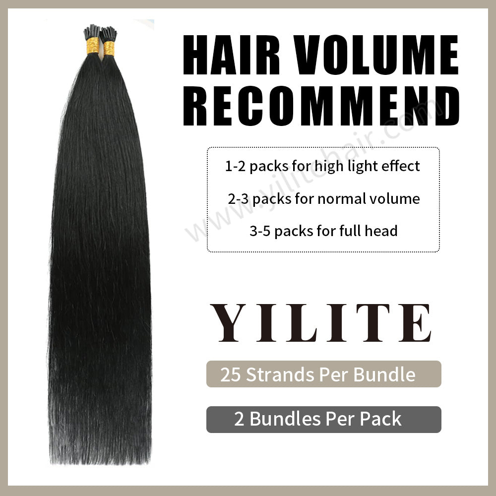 Yilite (#1) Jet Black I Tip Extensions