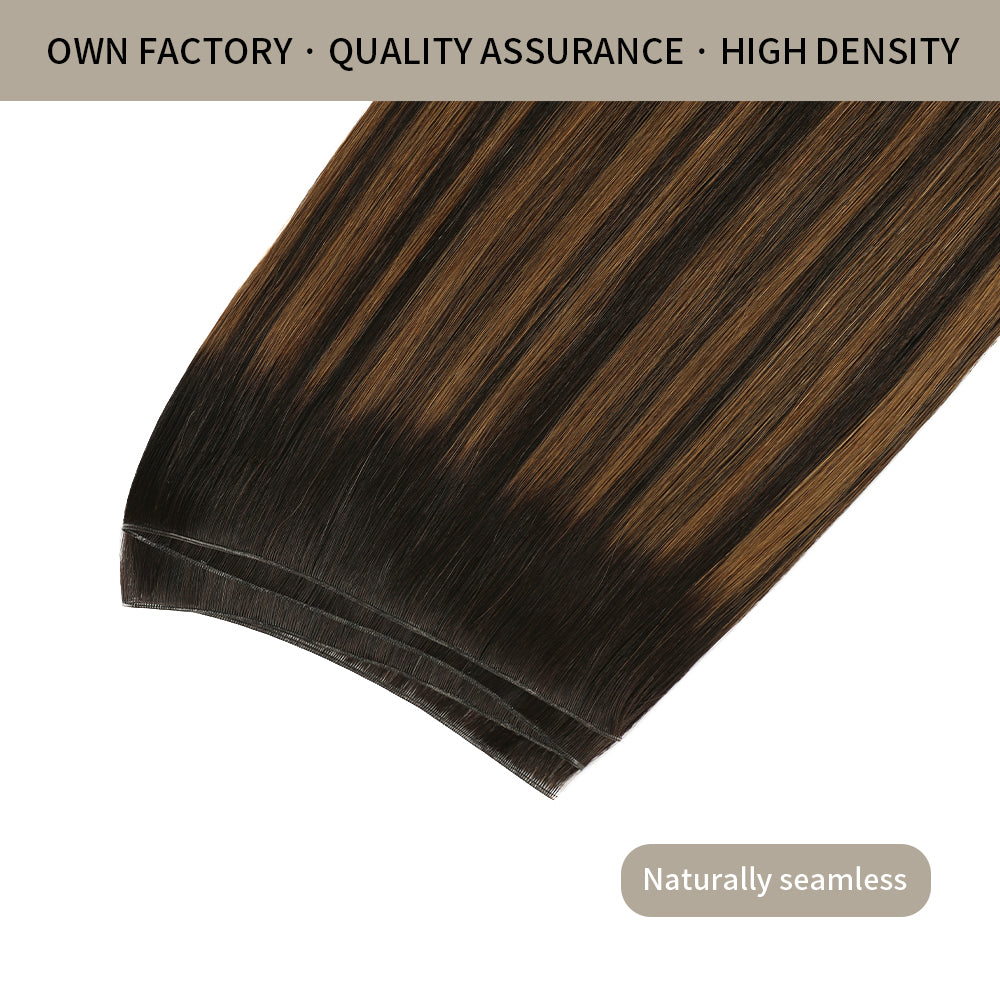 Yilite (#P1B/6/T1B) Natural Black Balayage Genius Weft