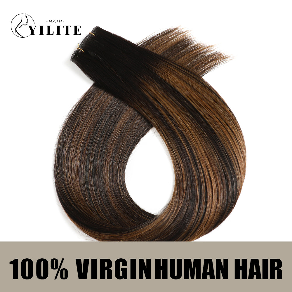Yilite (#P1B/6/T1B) Natural Black Balayage Genius Weft