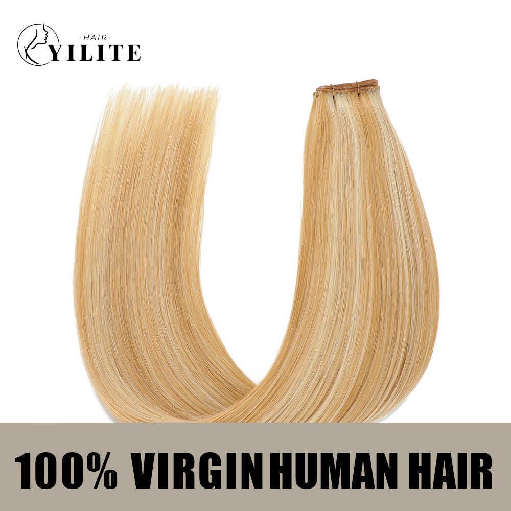 Yilite (#P27/613) Strawberry Blonde Bleach Blonde Genius Weft