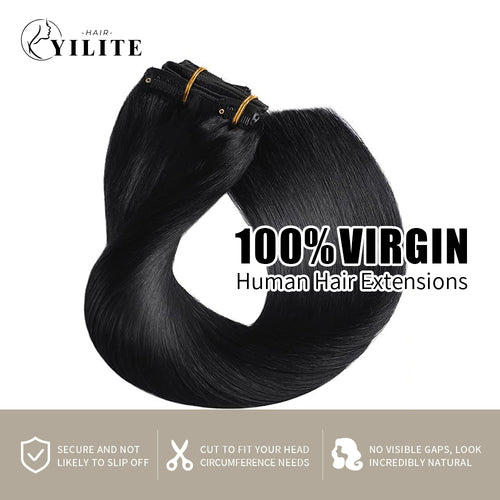 Yilite (#1) Jet Black Classic Clip Ins