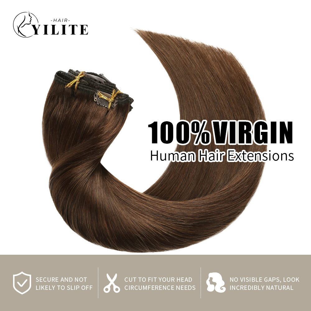 Yilite (#4) Chocolate Brown Classic Clip Ins