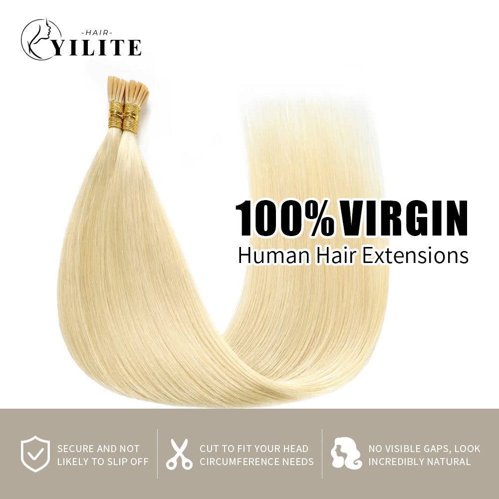 Yilite (#60) Platinum Blonde I Tip Extensions