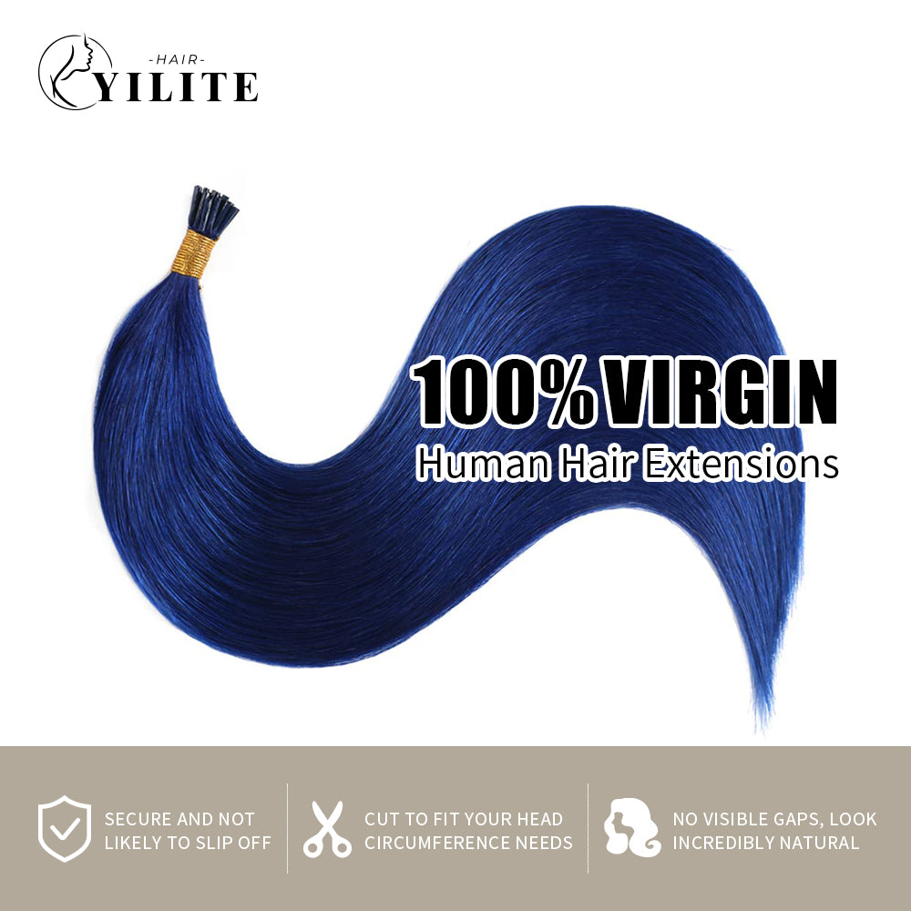 Yilite Blue I Tip Extensions