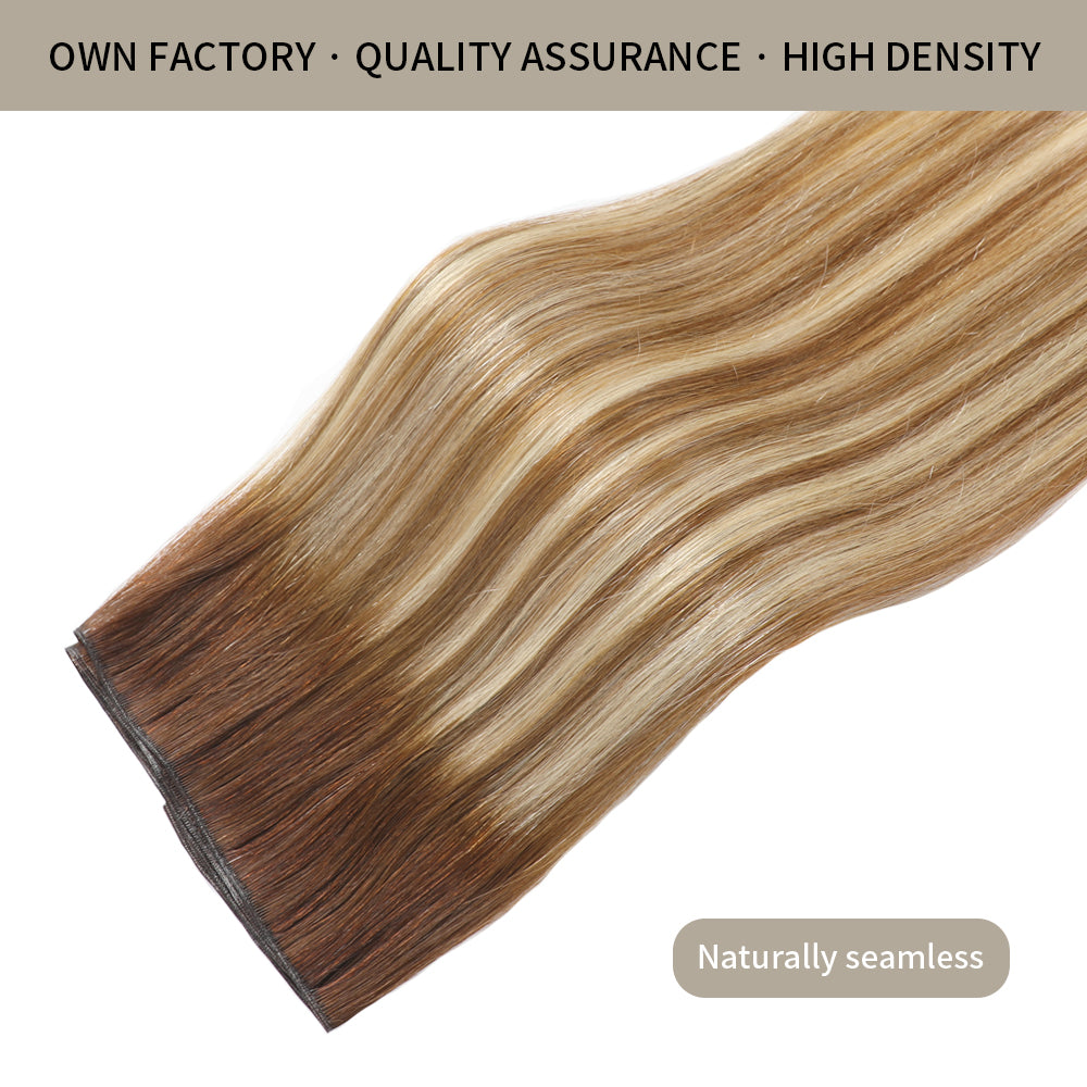 Yilite (#P6/613/T4) Brown to Blonde Balayage Genius Weft