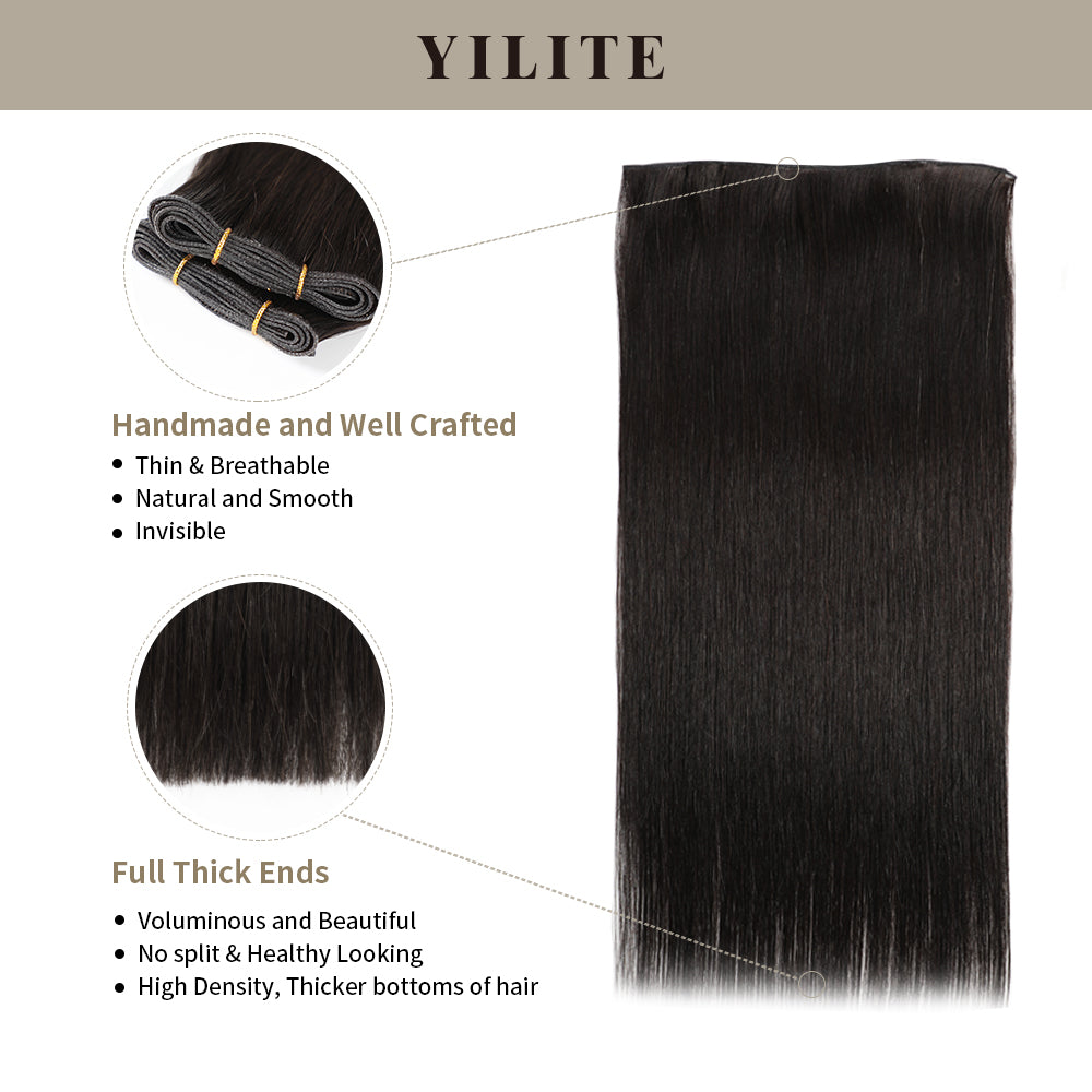 Yilite (#1B) Natural Black Genius Weft