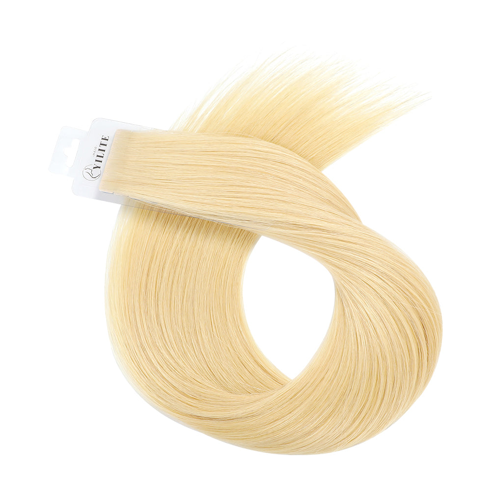 Yilite (#613) Bleach Blonde Invisible Tape In Extensions 20Pcs