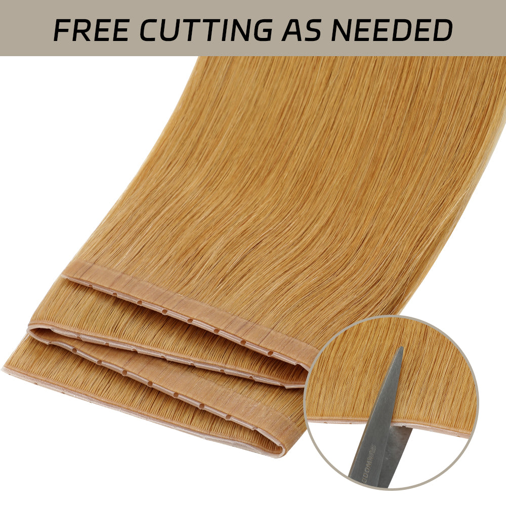 Yilite (#27) Strawberry Blonde Butterfly Weft Hair Extensions