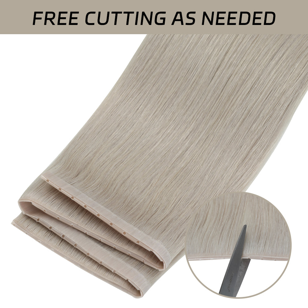 Yilite Silver Butterfly Weft Hair Extensions