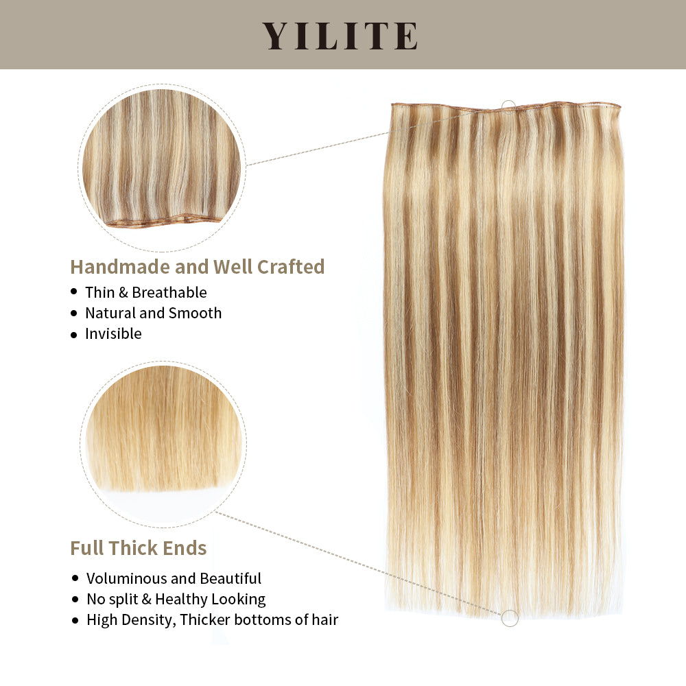 Yilite (#P18/613) Ash Blonde Highlights Genius Weft