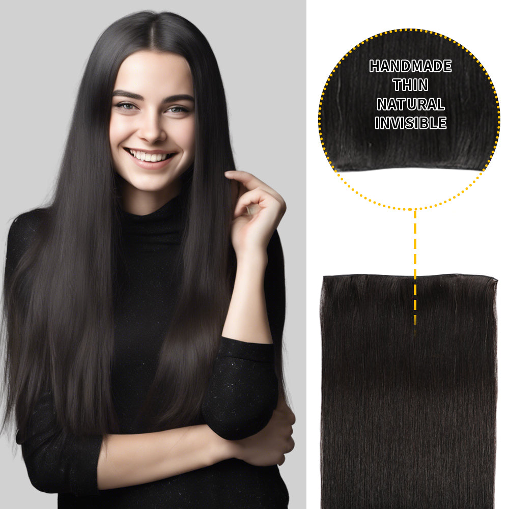 Yilite (#1B) Natural Black Genius Weft