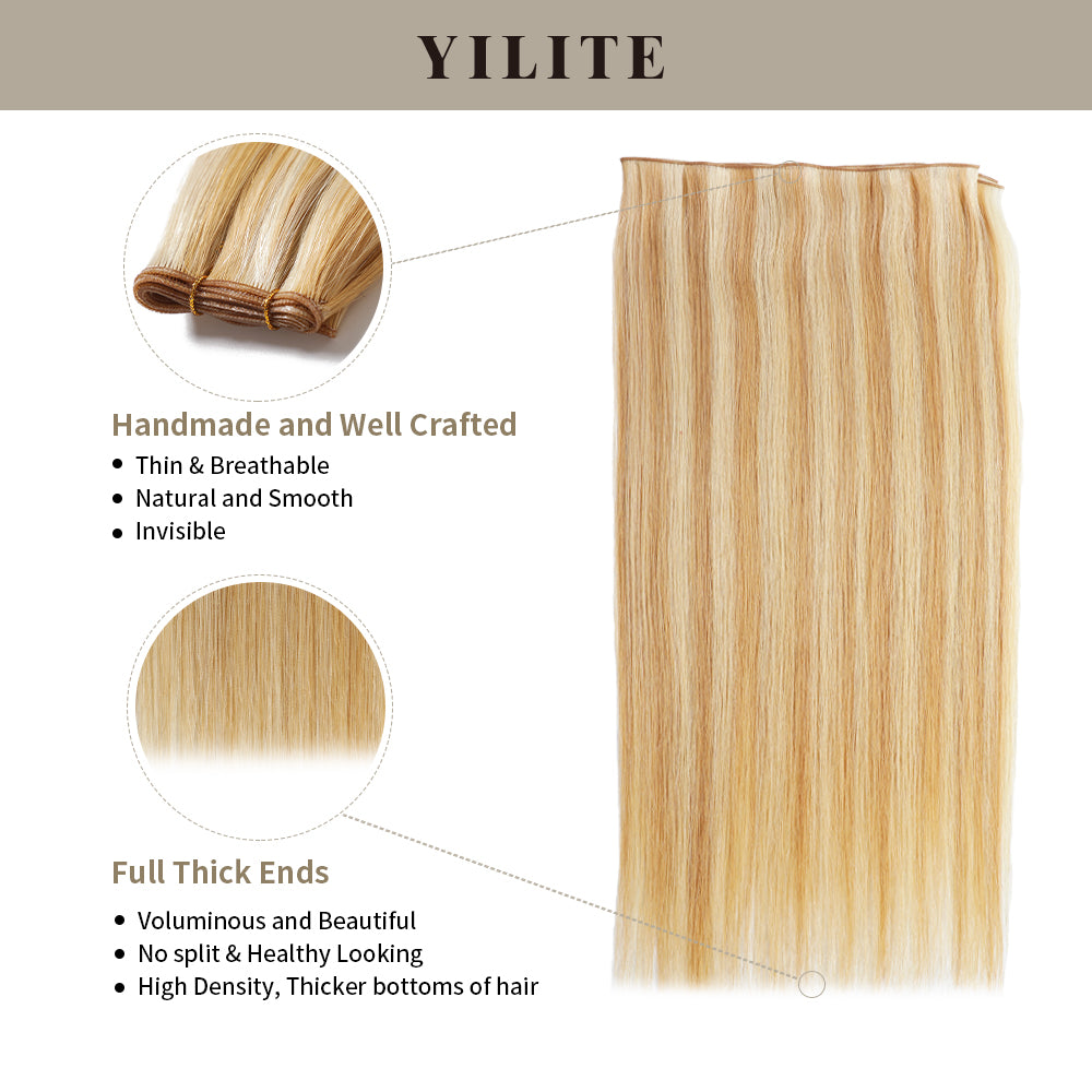 Yilite (#P27/613) Strawberry Blonde Bleach Blonde Genius Weft