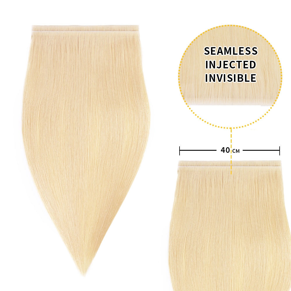 Yilite (#613) Bleach Blonde Tape Weft Hair Extensions
