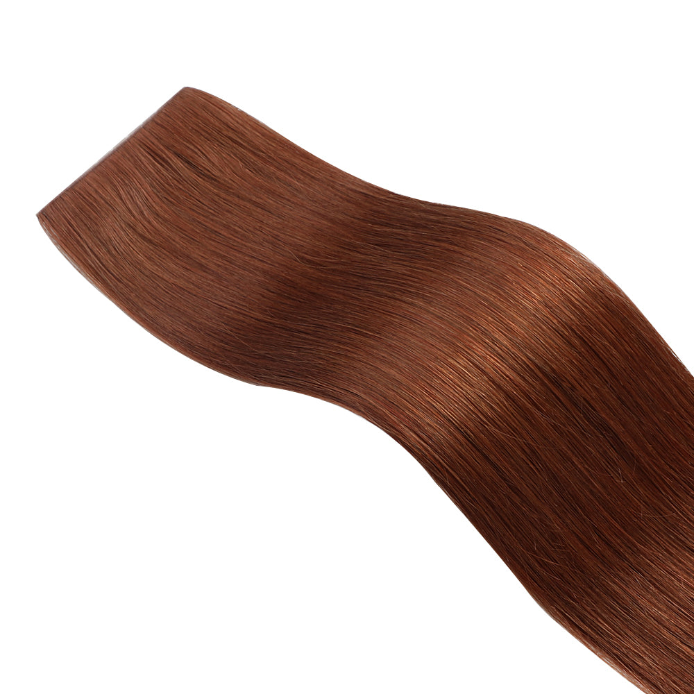 Yilite (#33) Dark Auburn Butterfly Weft Hair Extensions