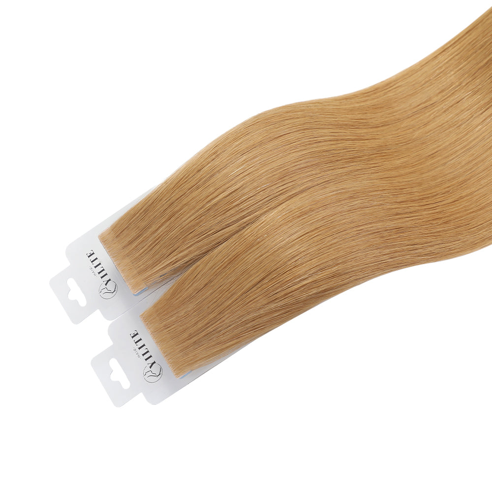 Yilite (#27) Strawberry Blonde Invisible Tape In Extensions 20Pcs