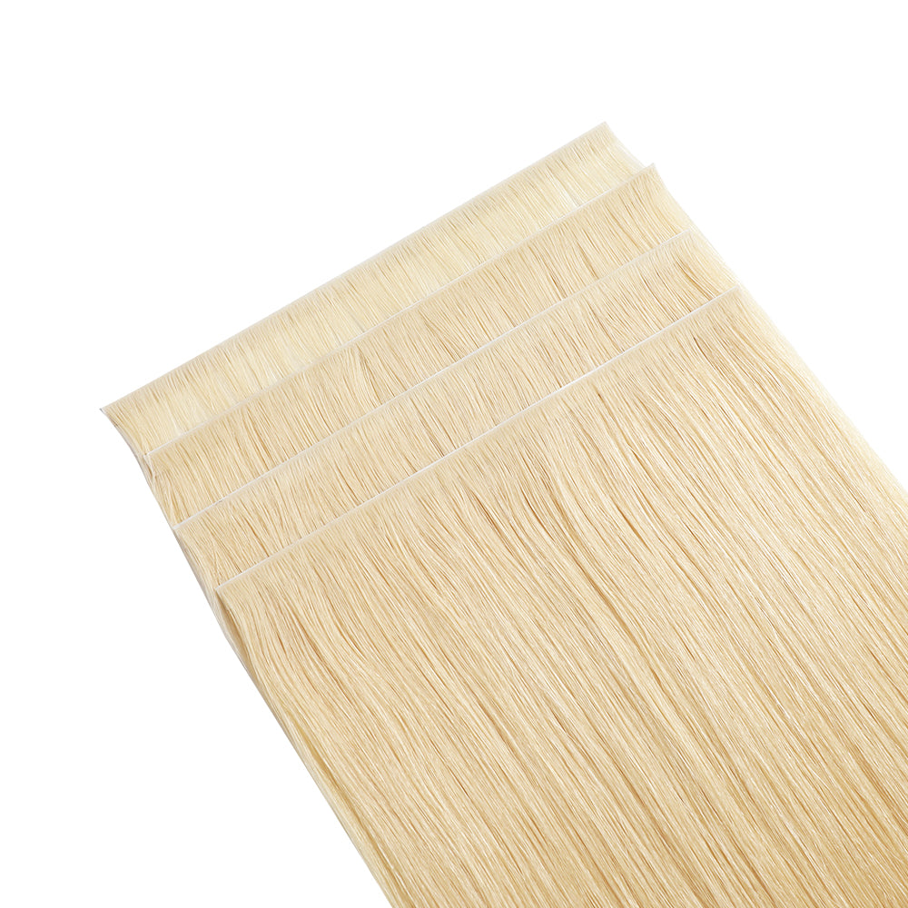 Yilite (#613) Bleach Blonde Tape Weft Hair Extensions