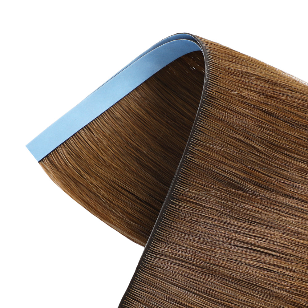 Yilite (#6) Chestnut Brown Tape Weft Hair Extensions