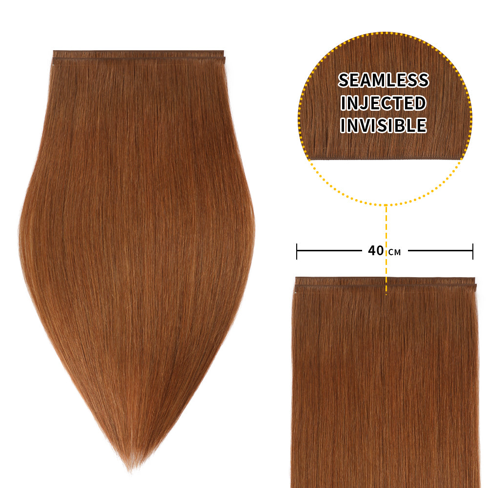 Yilite (#33) Dark Auburn Tape Weft Hair Extensions