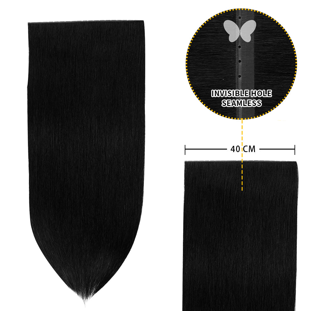 Yilite (#1) Jet Black Butterfly Weft Hair Extensions
