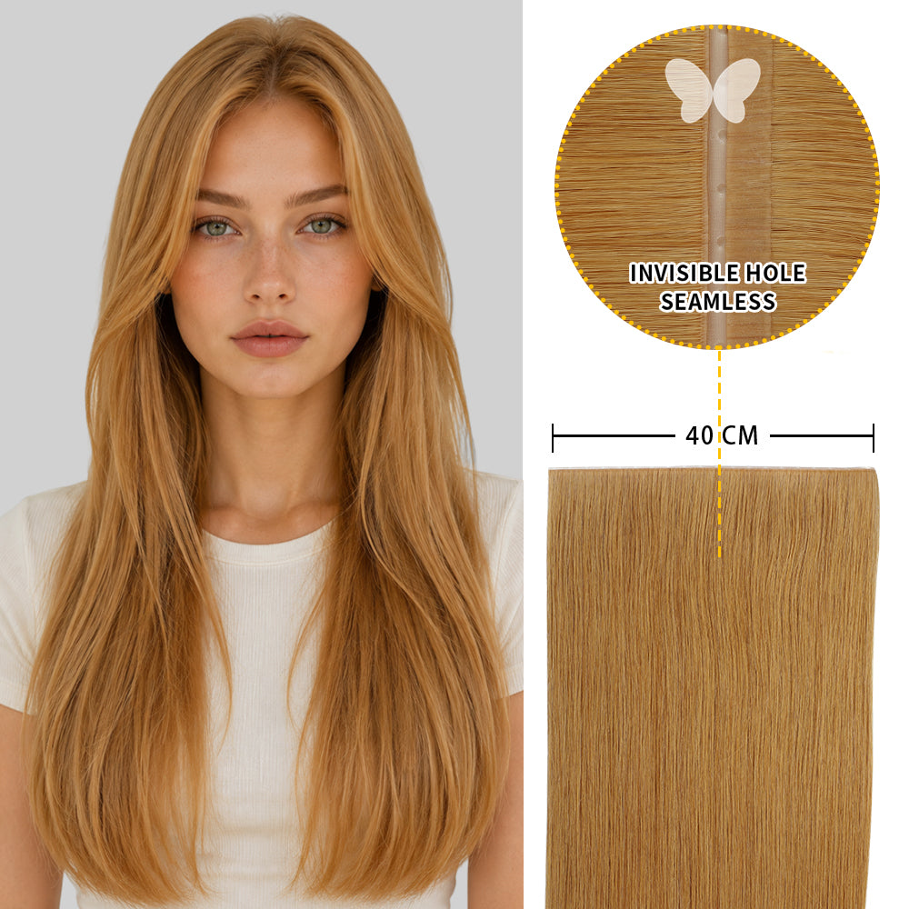 Yilite (#27) Strawberry Blonde Butterfly Weft Hair Extensions