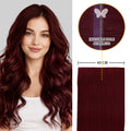 Yilite (#99J) Burgundy Butterfly Weft Hair Extensions