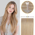 Yilite (#T18/P18/613) Ash Blonde Balayage Butterfly Weft Hair Extensions