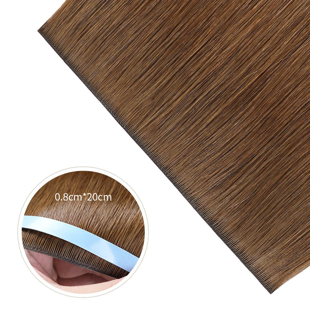 Yilite (#6) Chestnut Brown Tape Weft Hair Extensions