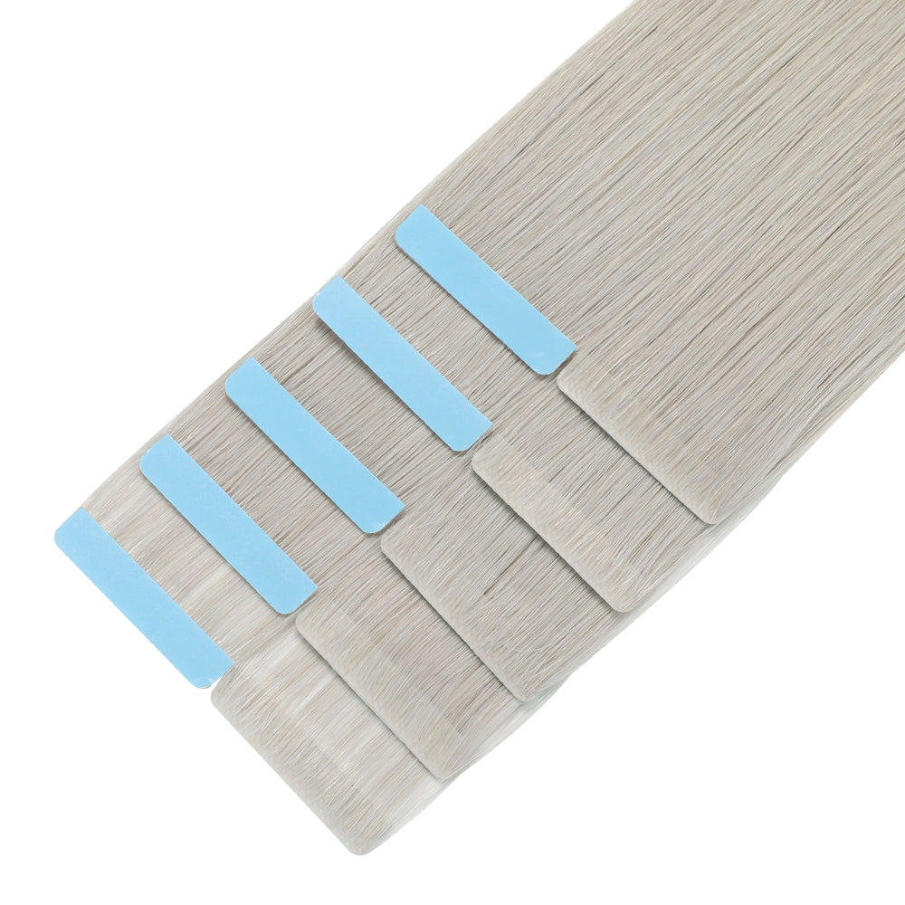 Yilite Silver Invisible Tape In Extensions 20Pcs
