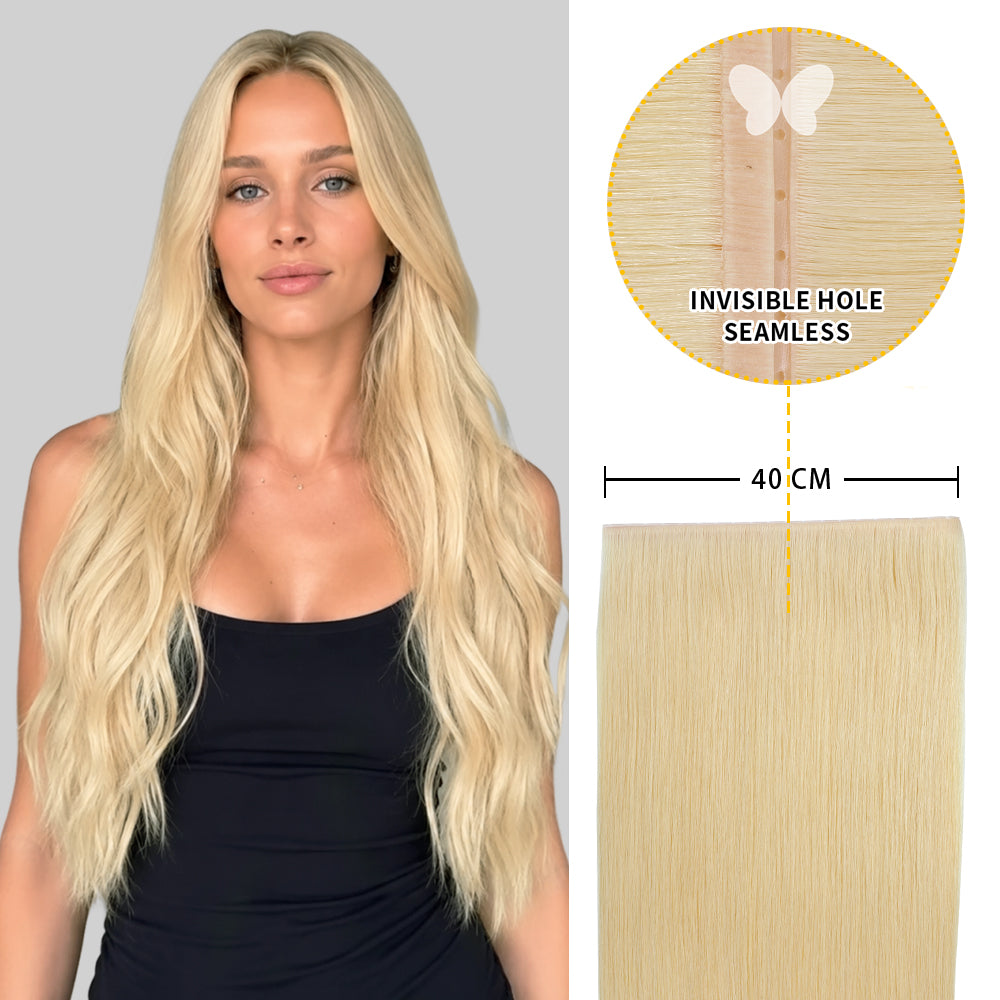 Yilite (#613) Bleach Blonde Butterfly Weft Hair Extensions