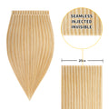 Yilite (#P27/613) Strawberry Blonde Bleach Blonde Tape Weft Hair Extensions