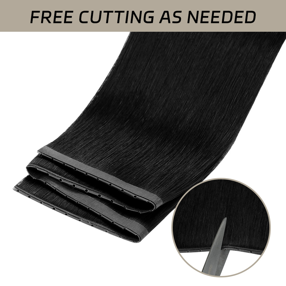 Yilite (#1) Jet Black Butterfly Weft Hair Extensions