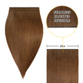 Yilite (#6) Chestnut Brown Tape Weft Hair Extensions