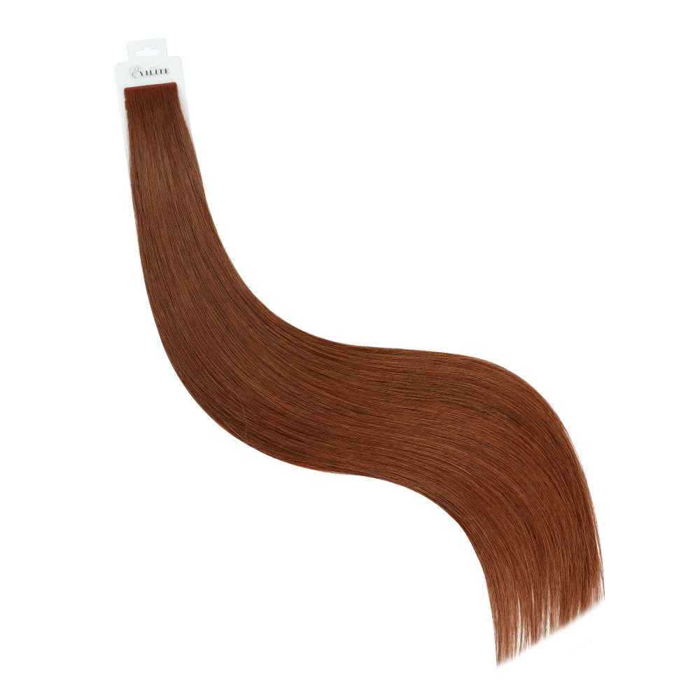 Yilite (#33) Dark Auburn Invisible Tape In Extensions 20Pcs