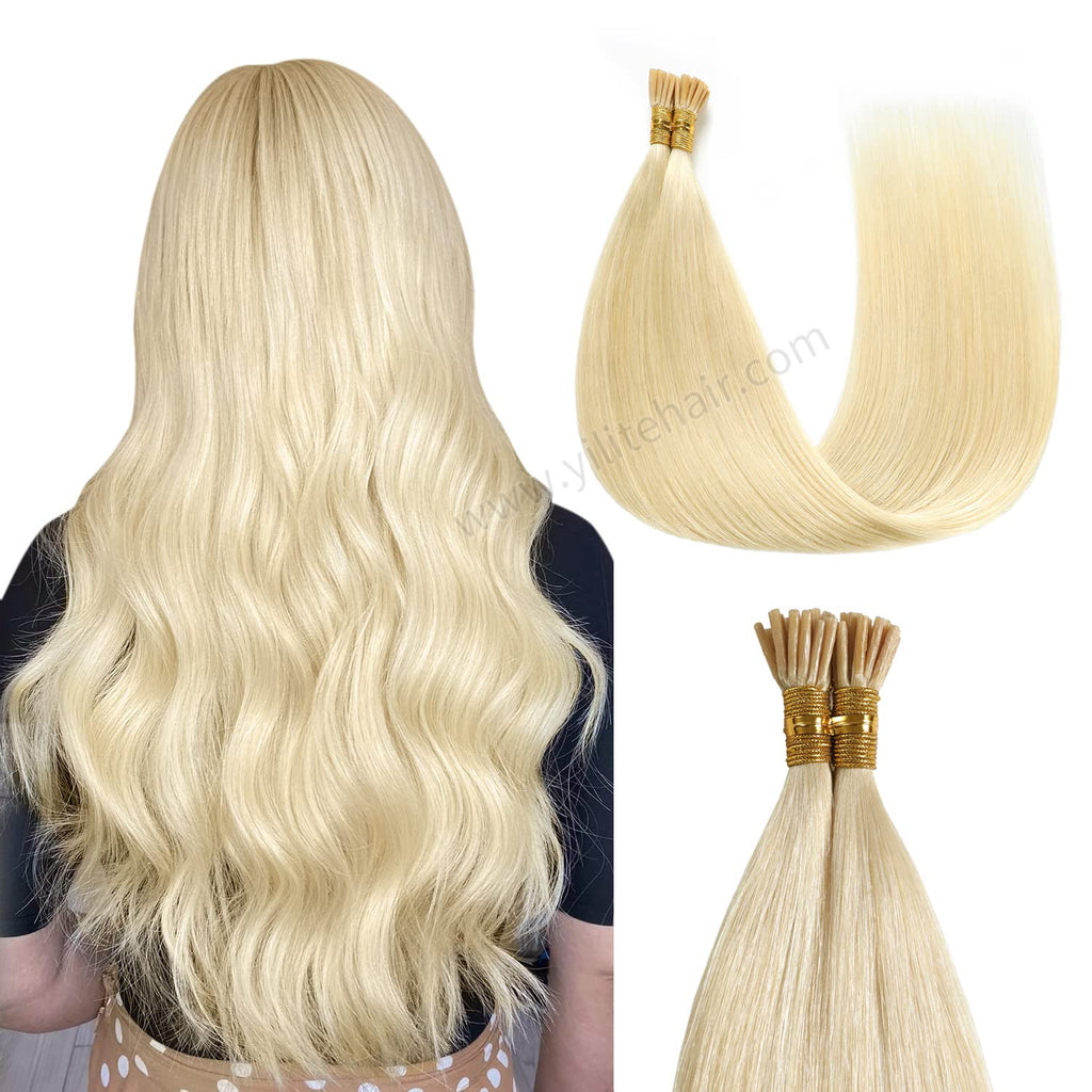 Yilite (#60) Platinum Blonde I Tip Extensions