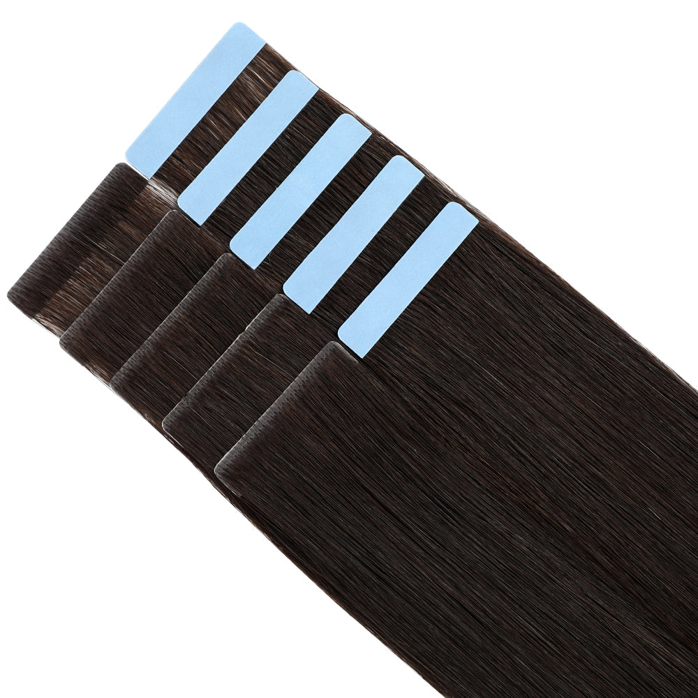 Yilite (#1B) Natural Black Invisible Tape In Extensions 20Pcs