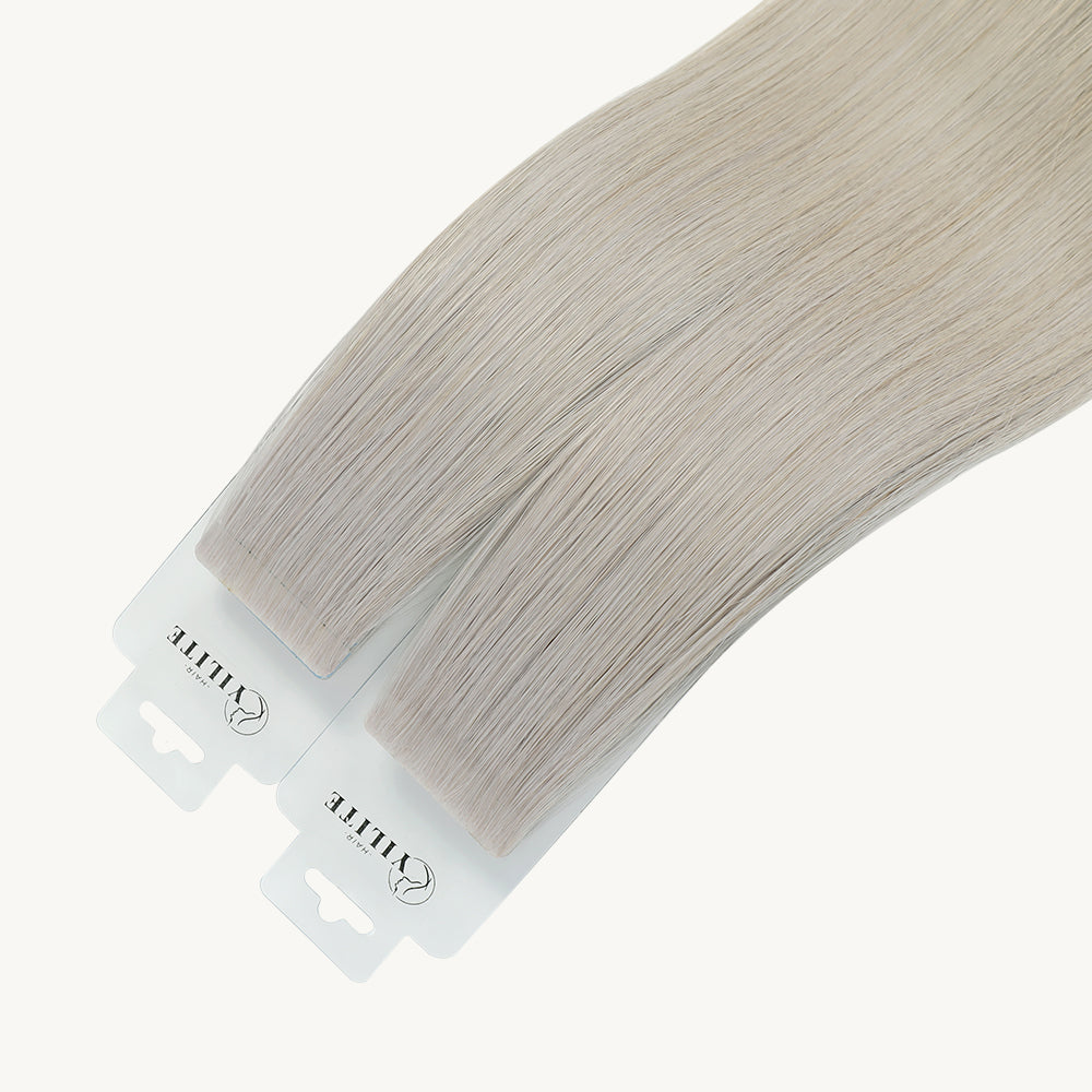 Yilite Silver Invisible Tape In Extensions 20Pcs