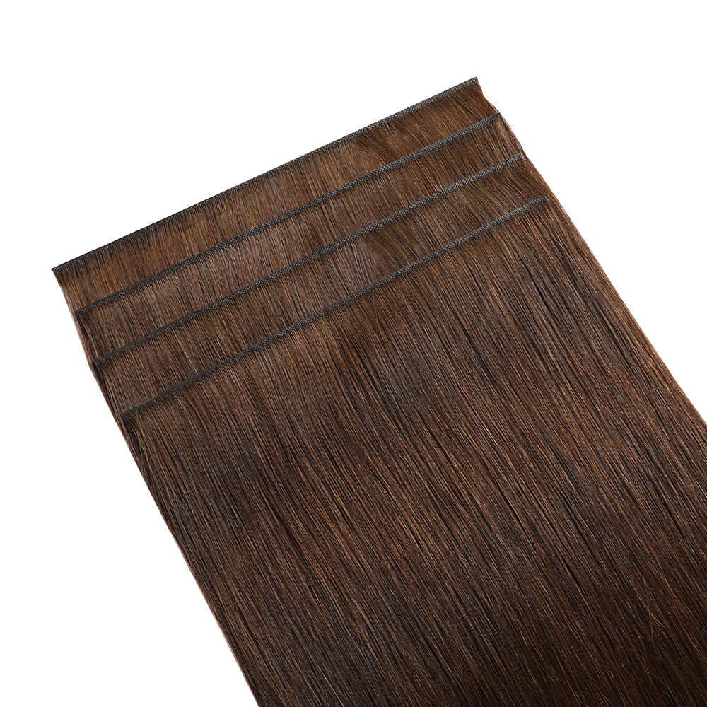 Yilite (#4) Chocolate Brown Tape Weft Hair Extensions