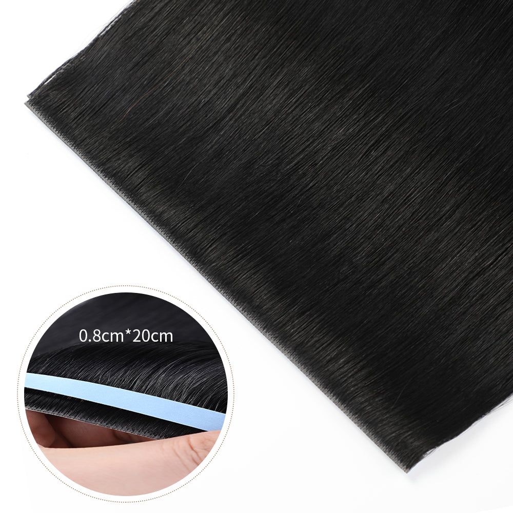 Yilite (#1) Jet Black Tape Weft Hair Extensions