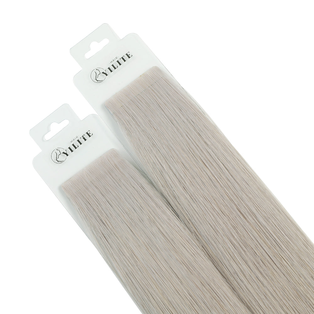 Yilite Silver Invisible Tape In Extensions 20Pcs