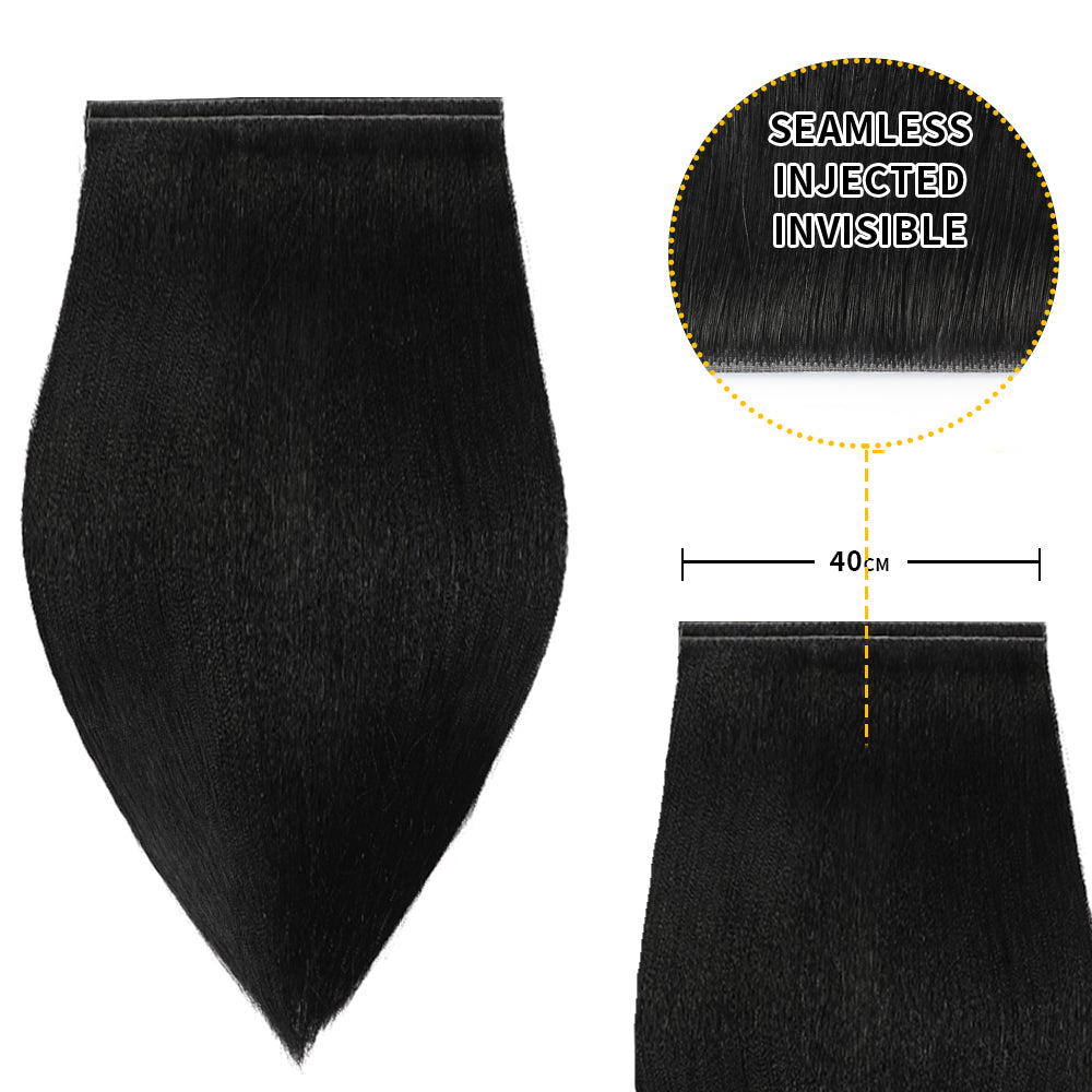 Yilite (#1) Jet Black Tape Weft Hair Extensions