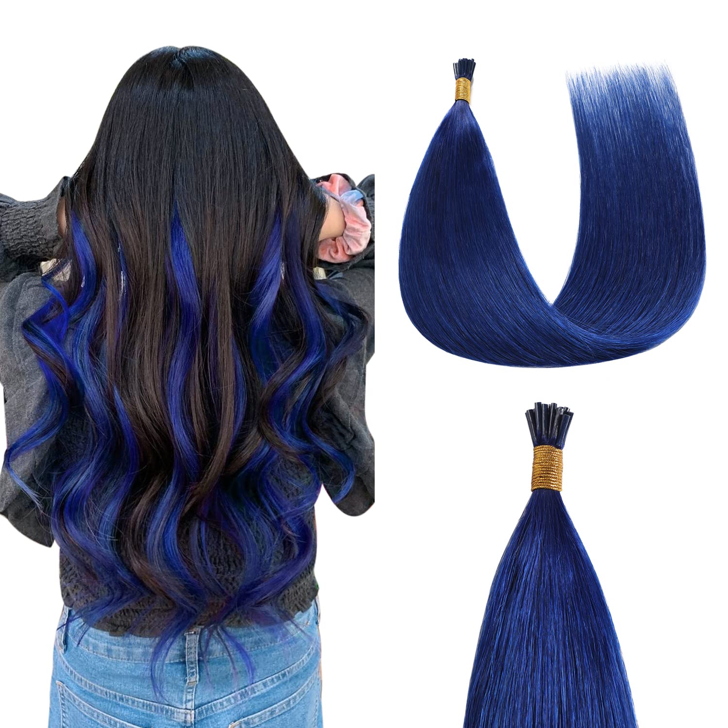 Yilite Blue I Tip Extensions