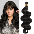 Yilite (#1B) Natural Black Body Wave I Tip Extensions