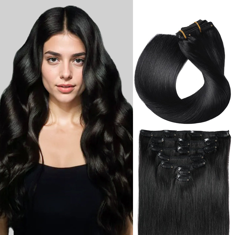 Yilite (#1) Jet Black Classic Clip Ins