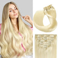 Yilite (#60) Platinum Blonde Classic Clip Ins