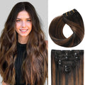 Yilite (#P1B/6/T1B) Natural Black Balayage Classic Clip Ins