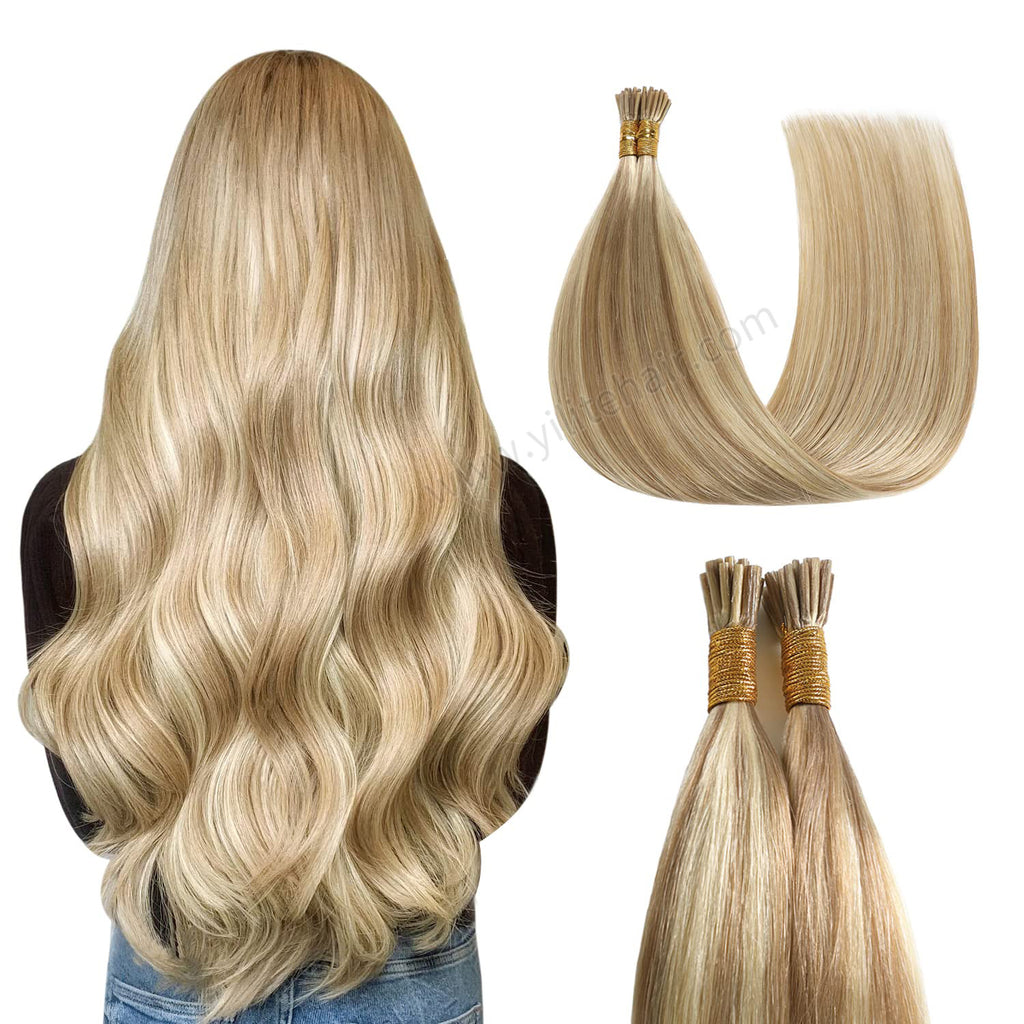 Yilite (#P18/613) Ash Blonde Highlights I Tip Extensions